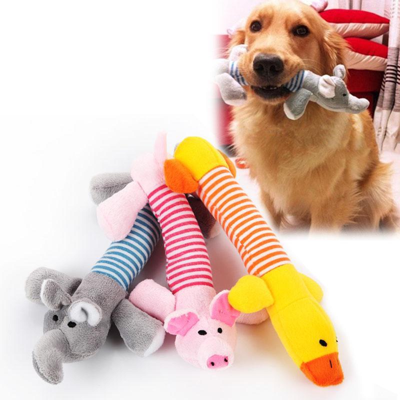 Funny Squeaky Dog Toy Pet Interactive Sound Chew Play Toy