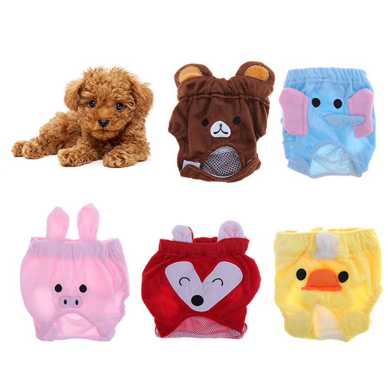 Reusable Cotton Dog Diaper Belly Band Washable Comfortable Pet Underwear