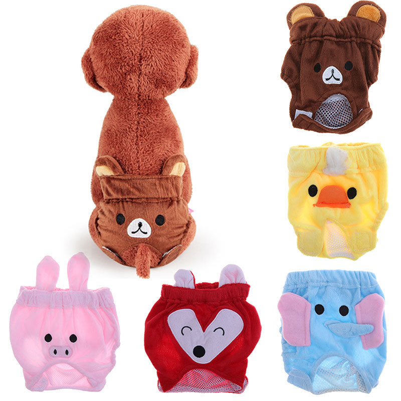Reusable Cotton Dog Diaper Belly Band Washable Comfortable Pet Underwear
