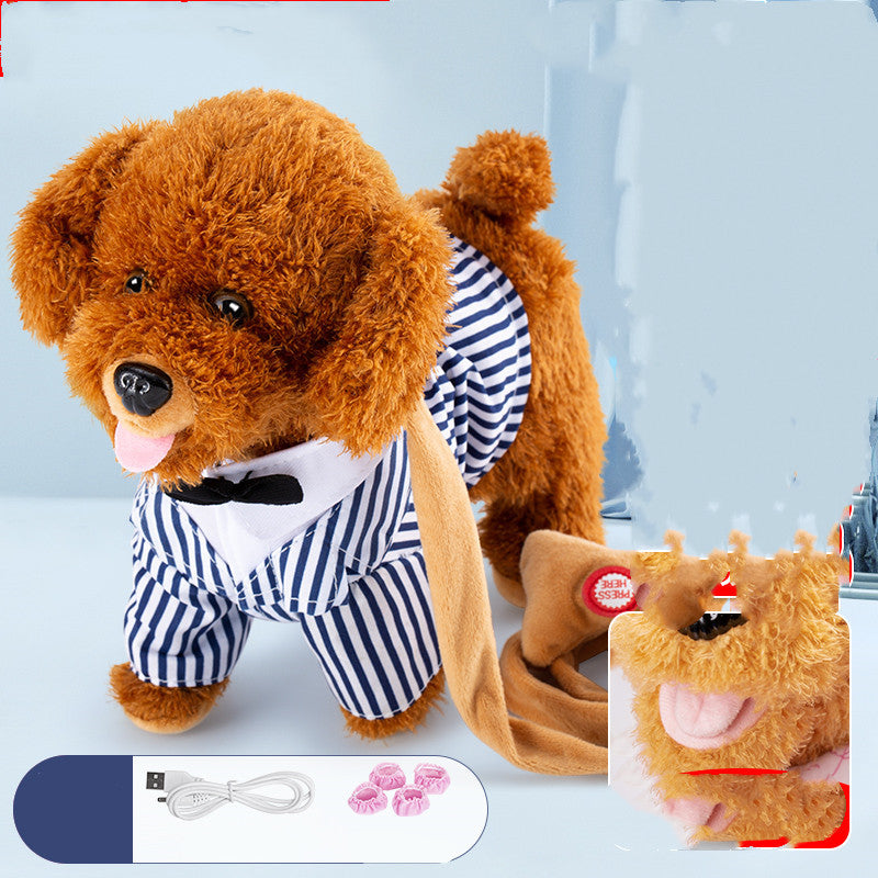 Electric Plush Dog Toy Walk Bark Sing Smart Interactive Puppy