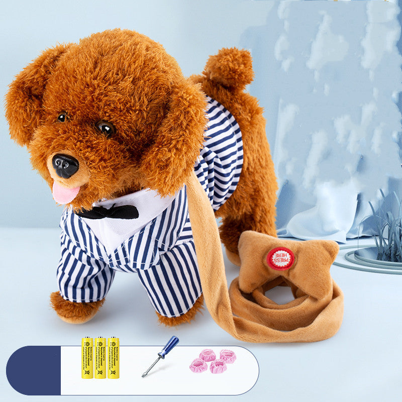 Electric Plush Dog Toy Walk Bark Sing Smart Interactive Puppy