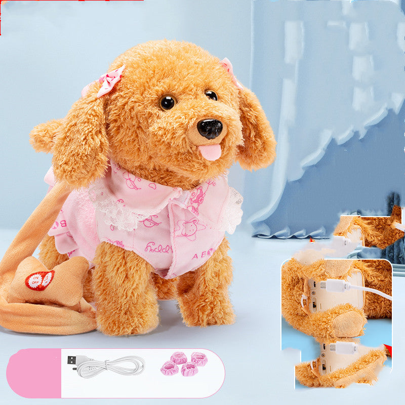 Electric Plush Dog Toy Walk Bark Sing Smart Interactive Puppy