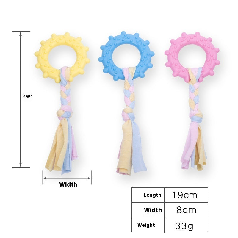 Eco-Friendly Bite-Resistant Dog Toy Durable Interactive Chew Play Toy