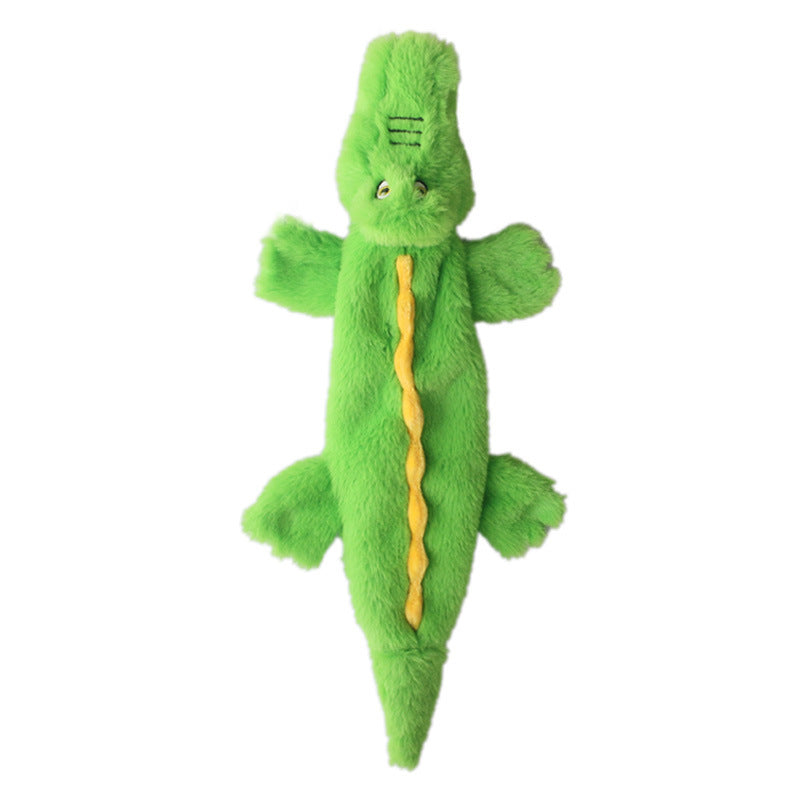 Tough Squeaky Dog Toy Durable Crinkle Interactive Chew Plush Toy