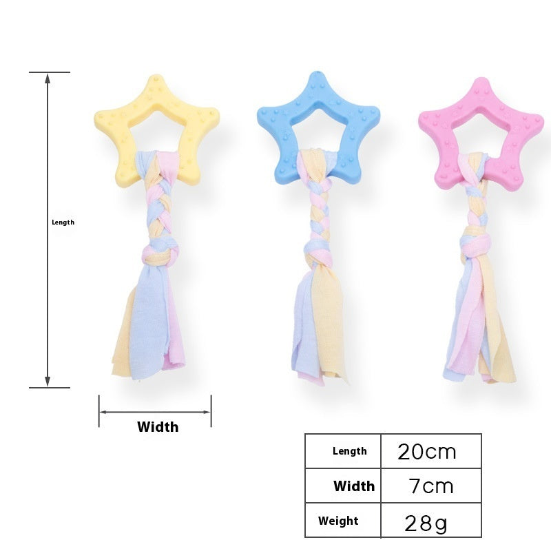Eco-Friendly Bite-Resistant Dog Toy Durable Interactive Chew Play Toy