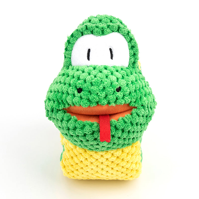 Snake Snuffle Dog Toy Squeaky Puzzle Chew Treat Dispenser