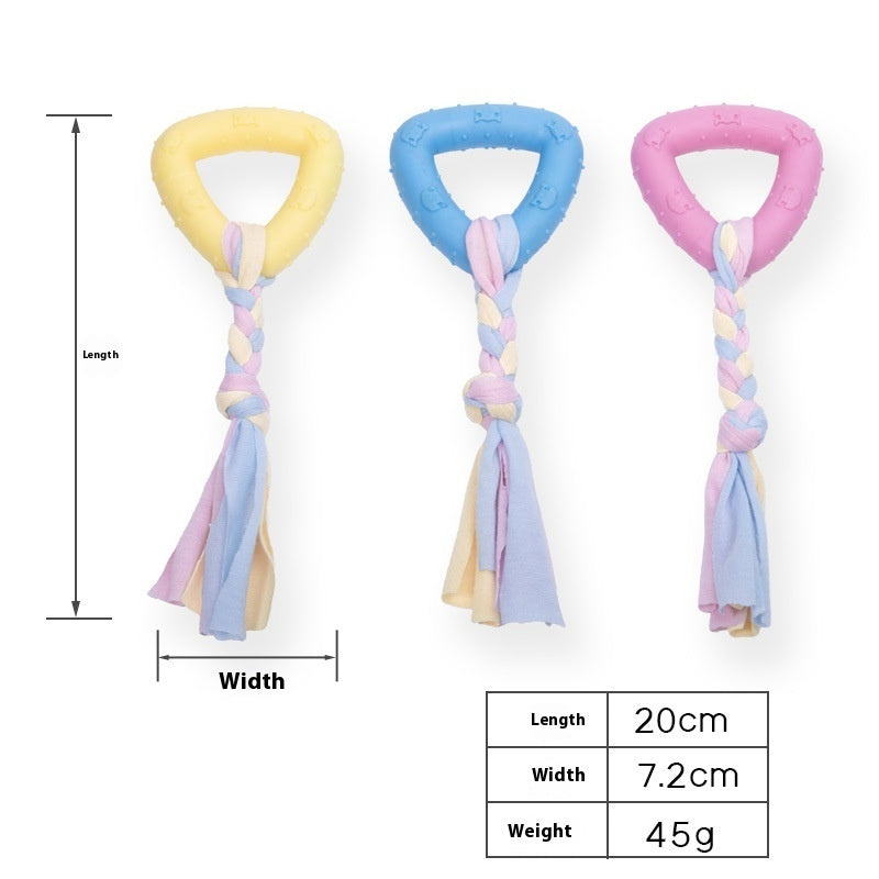 Eco-Friendly Bite-Resistant Dog Toy Durable Interactive Chew Play Toy