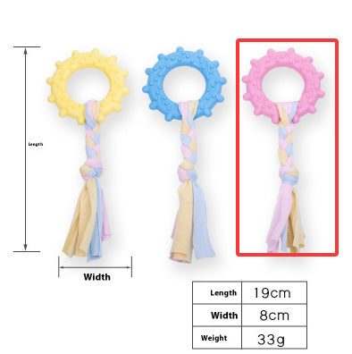 Eco-Friendly Bite-Resistant Dog Toy Durable Interactive Chew Play Toy